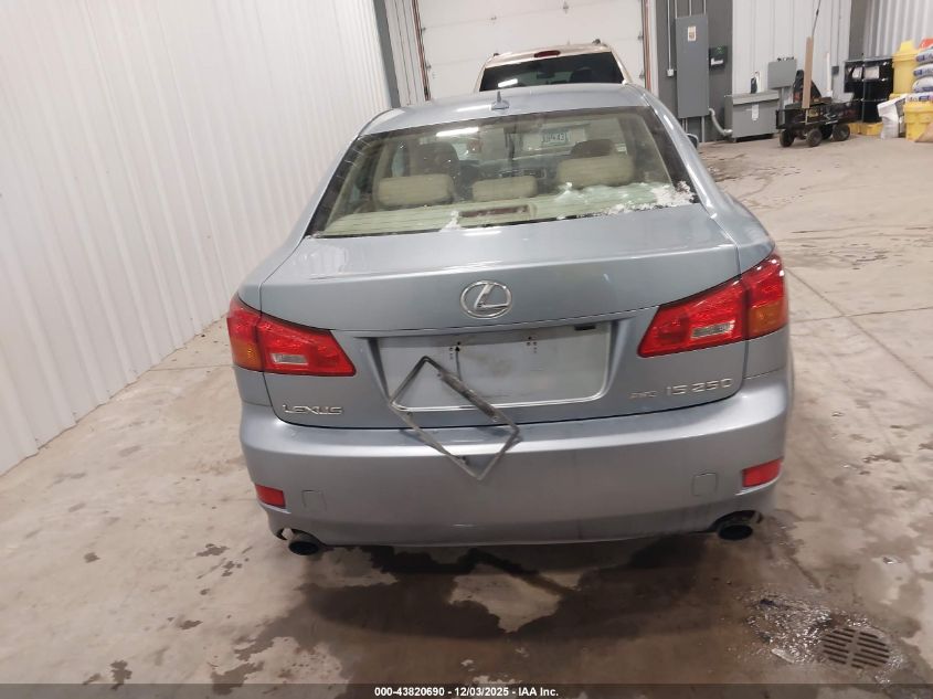 2007 Lexus Is 250 VIN: JTHCK262672009942 Lot: 43820690