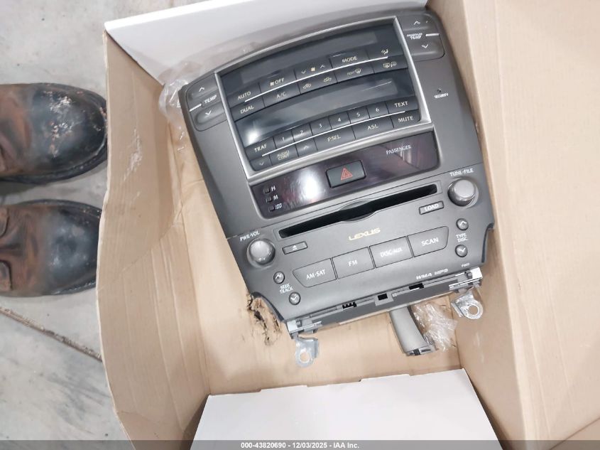 2007 Lexus Is 250 VIN: JTHCK262672009942 Lot: 43820690