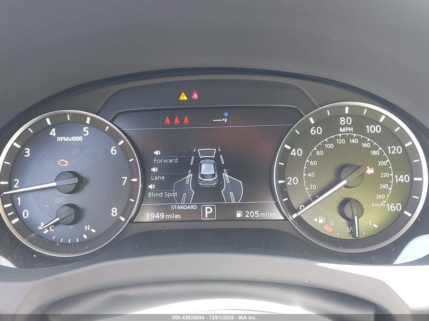 2025 Infiniti Qx50 Luxe Awd VIN: 3PCAJ5BB7SF107273 Lot: 43820694