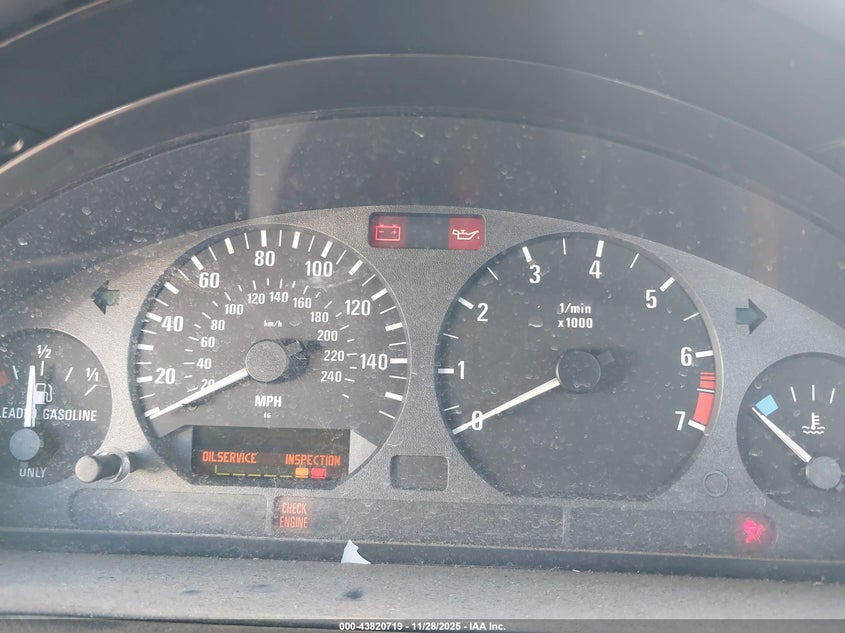 1996 BMW Z3 1.9 VIN: 4USCH7328TLB68562 Lot: 43820719