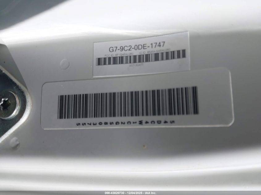 2016 Isuzu Npr Hd Gas Reg VIN: 54DC4W1C2GS803755 Lot: 43820730