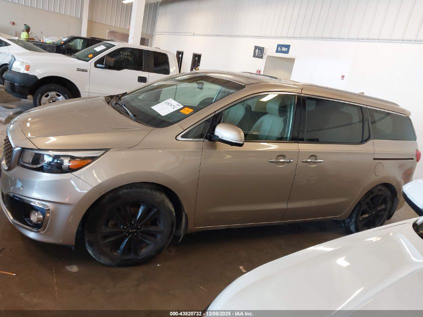 2015 Kia Sedona Sx Luxury VIN: KNDME5C19F6034500 Lot: 43820732