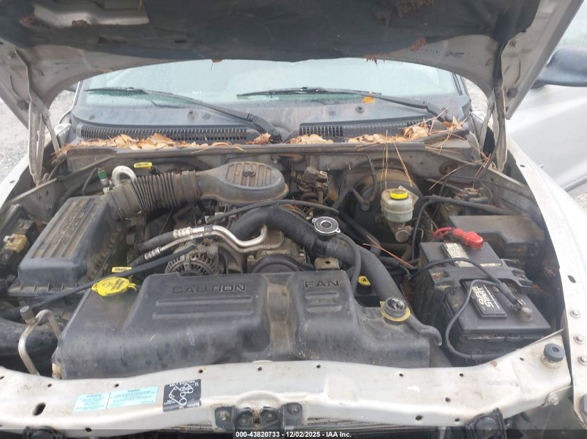 2000 Dodge Dakota Slt/Sport VIN: 1B7GL22X8YS584711 Lot: 43820733