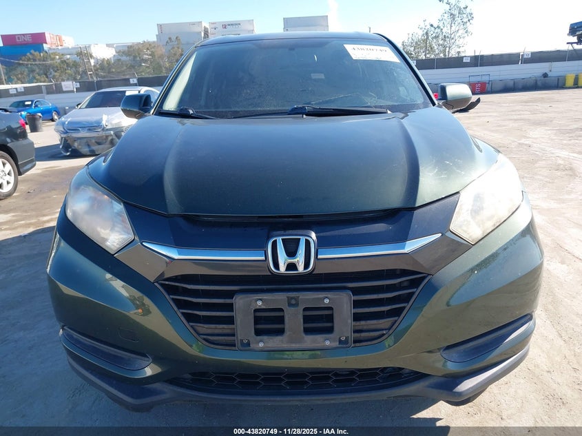 2016 Honda Hr-V Lx VIN: 3CZRU5H39GM715044 Lot: 43820749