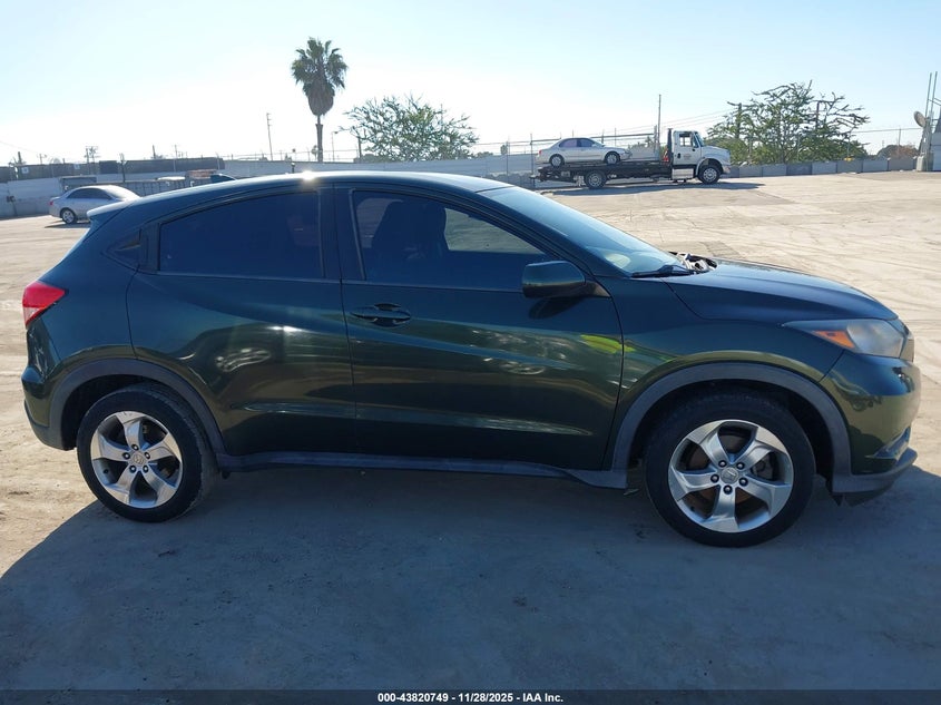 2016 Honda Hr-V Lx VIN: 3CZRU5H39GM715044 Lot: 43820749