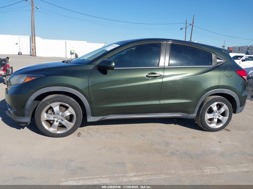 2016 Honda Hr-V Lx VIN: 3CZRU5H39GM715044 Lot: 43820749