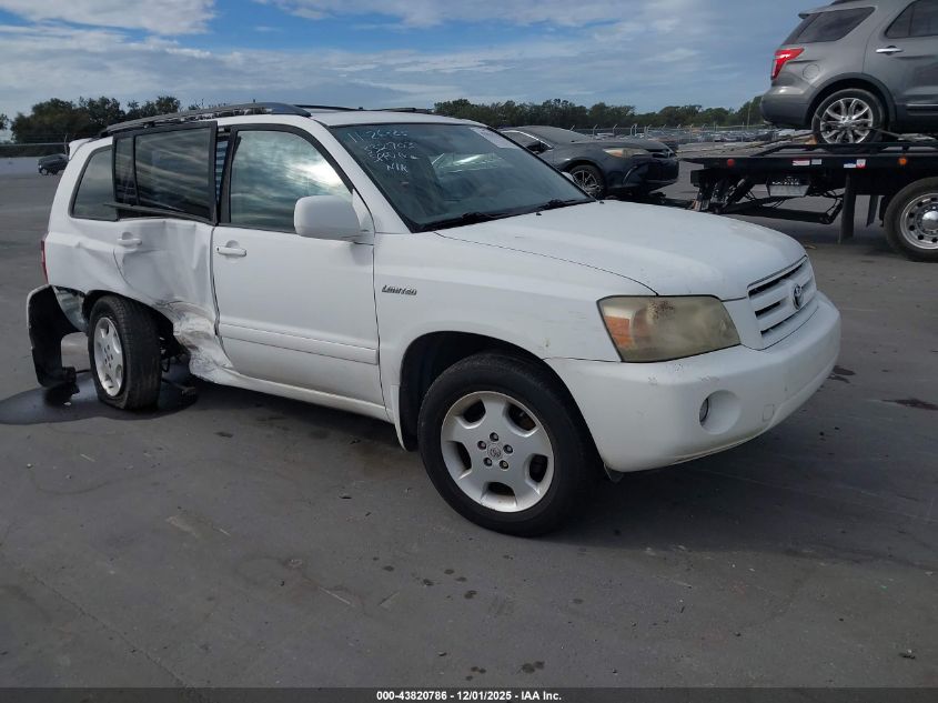 2005 Toyota Highlander Limited V6