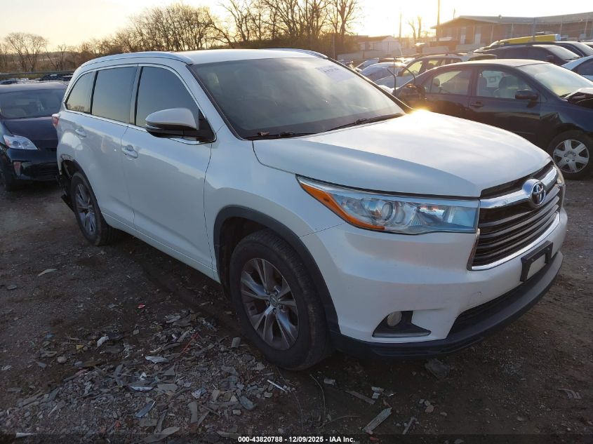 TOYOTA HIGHLANDER XLE V6