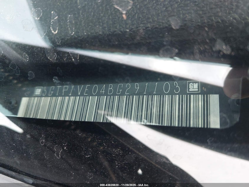 2011 GMC Sierra 1500 Sle VIN: 3GTP1VE04BG291103 Lot: 43820820