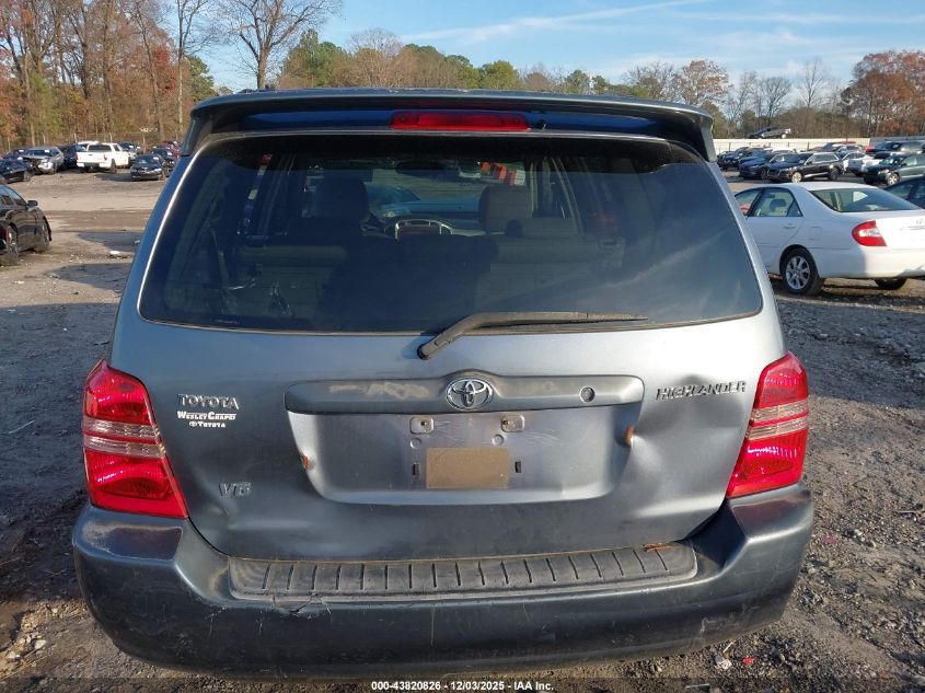 2006 Toyota Highlander Limited V6 VIN: JTEDP21A060099343 Lot: 43820826