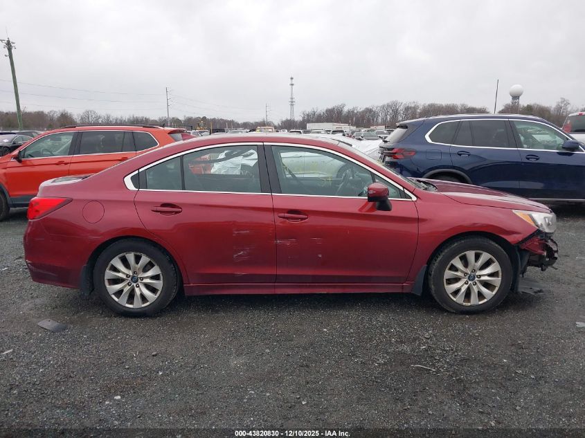 2016 Subaru Legacy 2.5I Premium VIN: 4S3BNAD60G3008185 Lot: 43820830