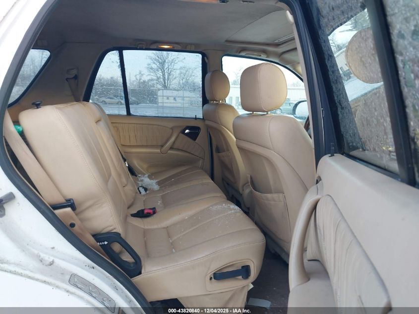 2000 Mercedes-Benz Ml 320 VIN: 4JGAB54E3YA145410 Lot: 43820840
