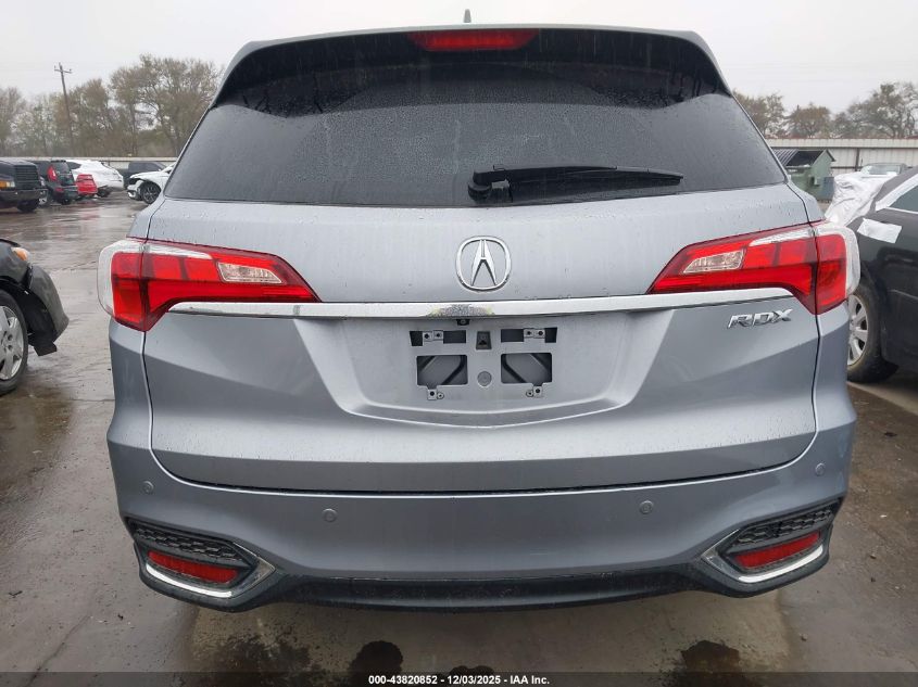 2016 Acura Rdx Advance Package VIN: 5J8TB3H73GL016293 Lot: 43820852