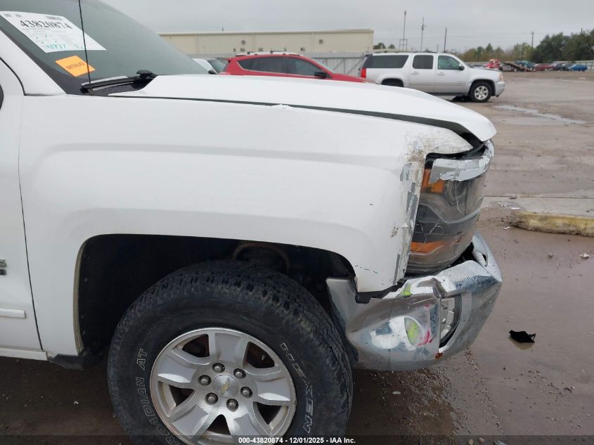 2018 Chevrolet Silverado 1500 1Lt VIN: 3GCPCRECXJG136484 Lot: 43820874