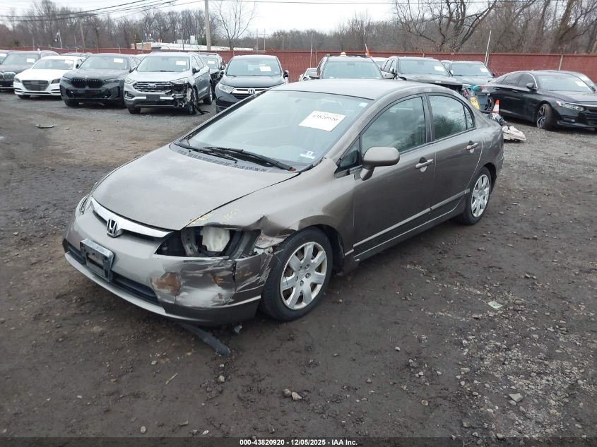 2006 Honda Civic Lx VIN: 1HGFA16556L138268 Lot: 43820920