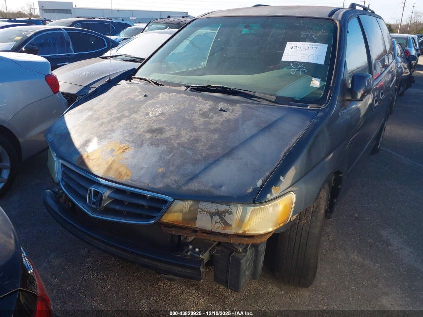 2004 Honda Odyssey Ex VIN: 5FNRL18834B090878 Lot: 43820925