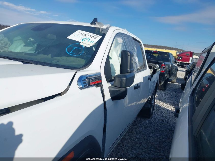 2025 GMC Sierra 2500Hd 4Wd Standard Bed Pro VIN: 1GT4ULEY2SF186551 Lot: 43820944