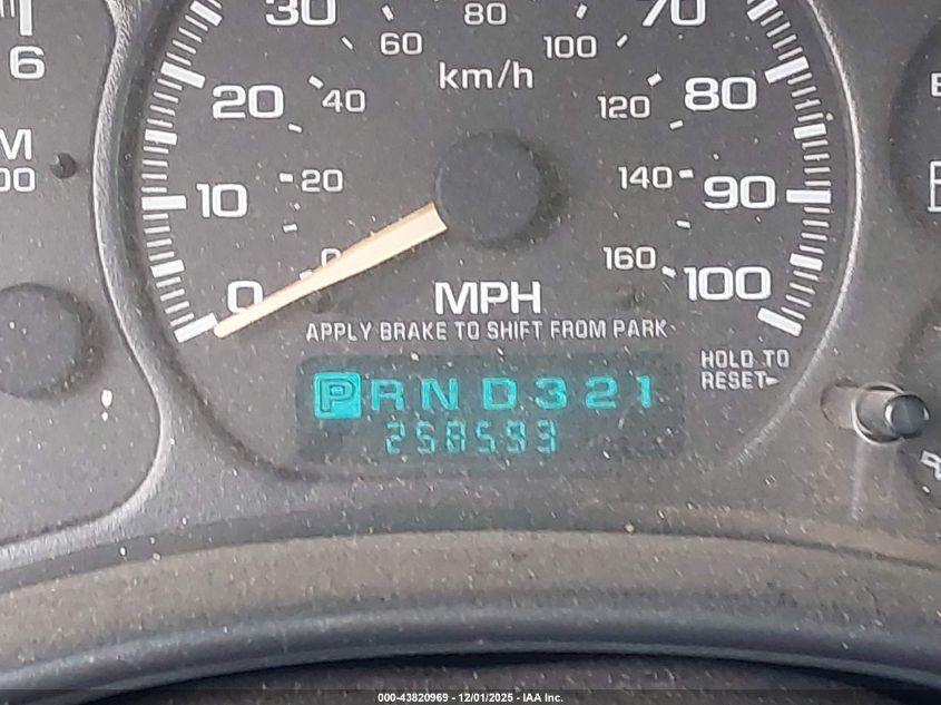 2002 Chevrolet Silverado 1500Hd Ls VIN: 1GCGK13U92F121896 Lot: 43820969