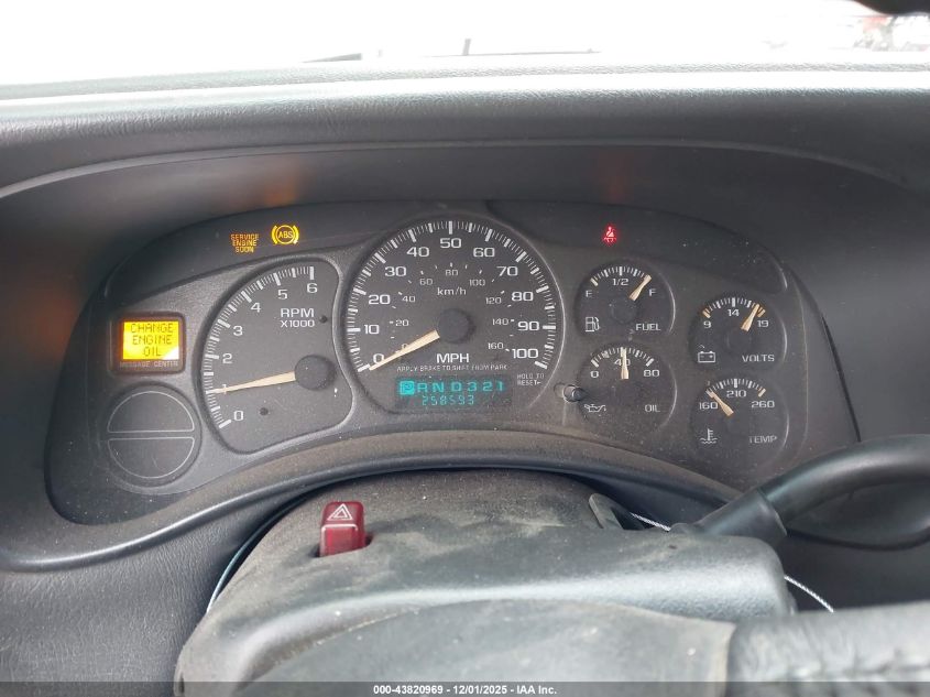 2002 Chevrolet Silverado 1500Hd Ls VIN: 1GCGK13U92F121896 Lot: 43820969