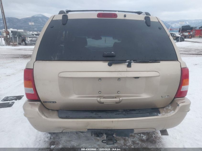 2001 Jeep Grand Cherokee Limited VIN: 1J4GW58N71C721100 Lot: 43820980