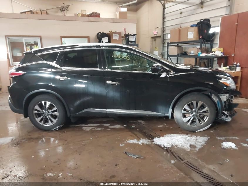 2015 Nissan Murano Sl VIN: 5N1AZ2MH7FN275751 Lot: 43821006
