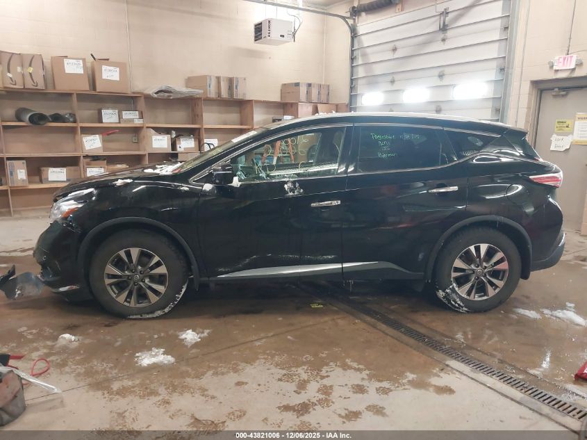 2015 Nissan Murano Sl VIN: 5N1AZ2MH7FN275751 Lot: 43821006