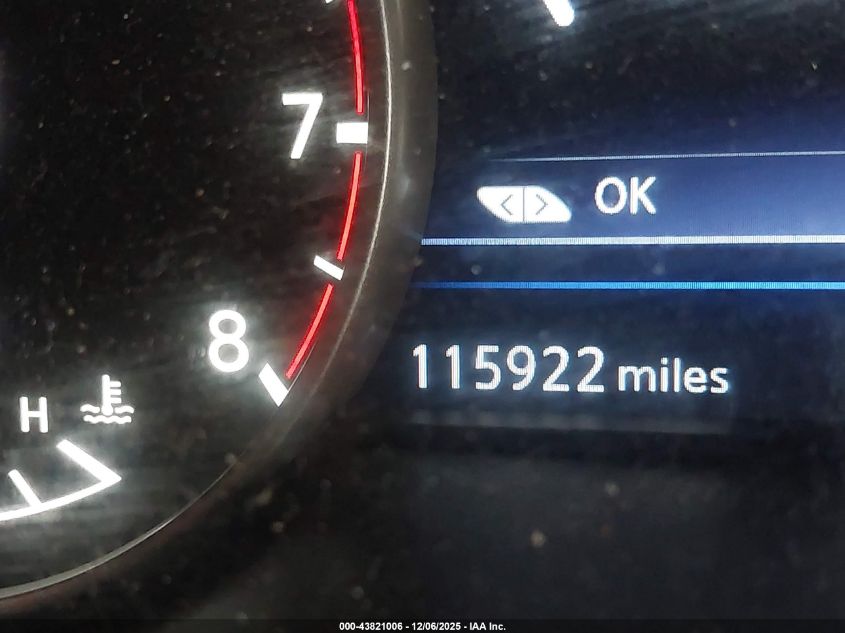 2015 Nissan Murano Sl VIN: 5N1AZ2MH7FN275751 Lot: 43821006