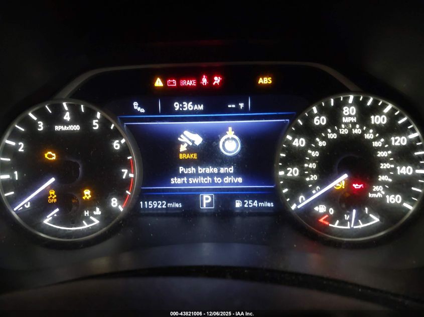 2015 Nissan Murano Sl VIN: 5N1AZ2MH7FN275751 Lot: 43821006