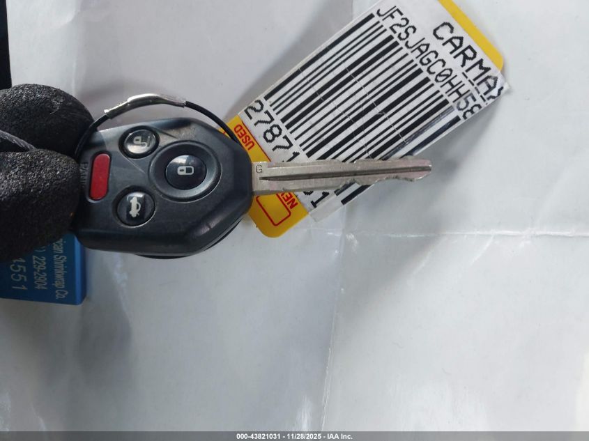 2017 Subaru Forester 2.5I Premium VIN: JF2SJAGC0HH588556 Lot: 43821031