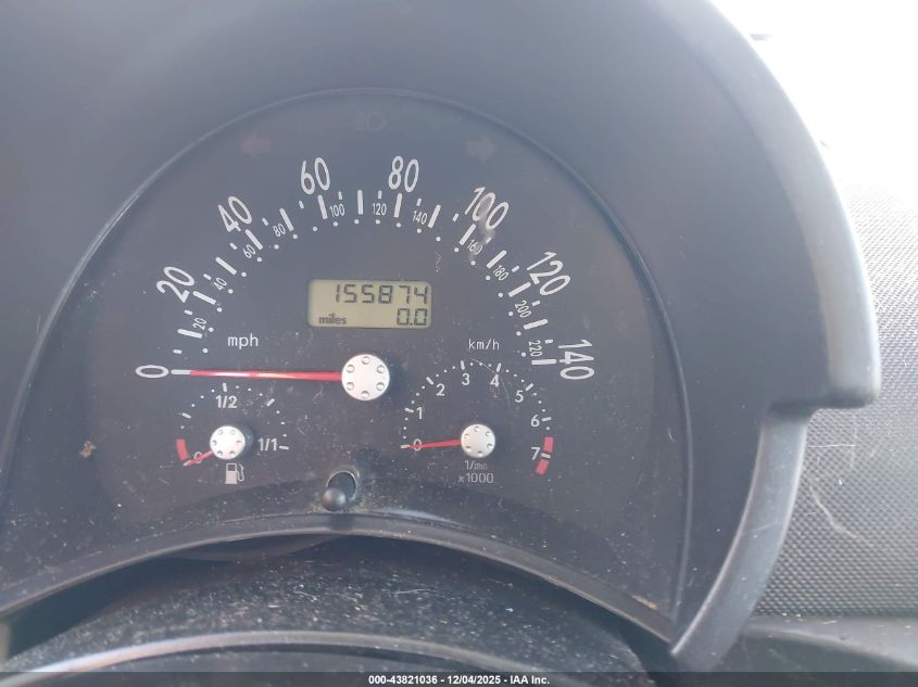 2000 Volkswagen New Beetle Gls VIN: 3VWCC21C4YM491591 Lot: 43821036