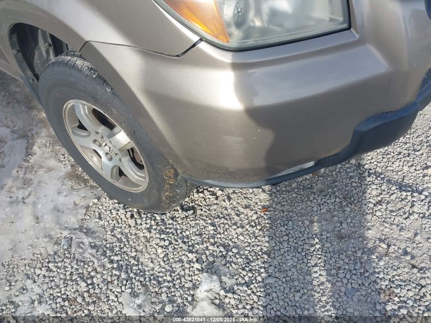 2006 Honda Pilot Ex VIN: 2HKYF18426H512286 Lot: 43821041