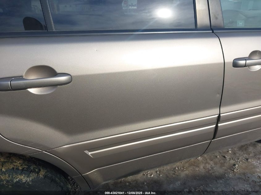 2006 Honda Pilot Ex VIN: 2HKYF18426H512286 Lot: 43821041