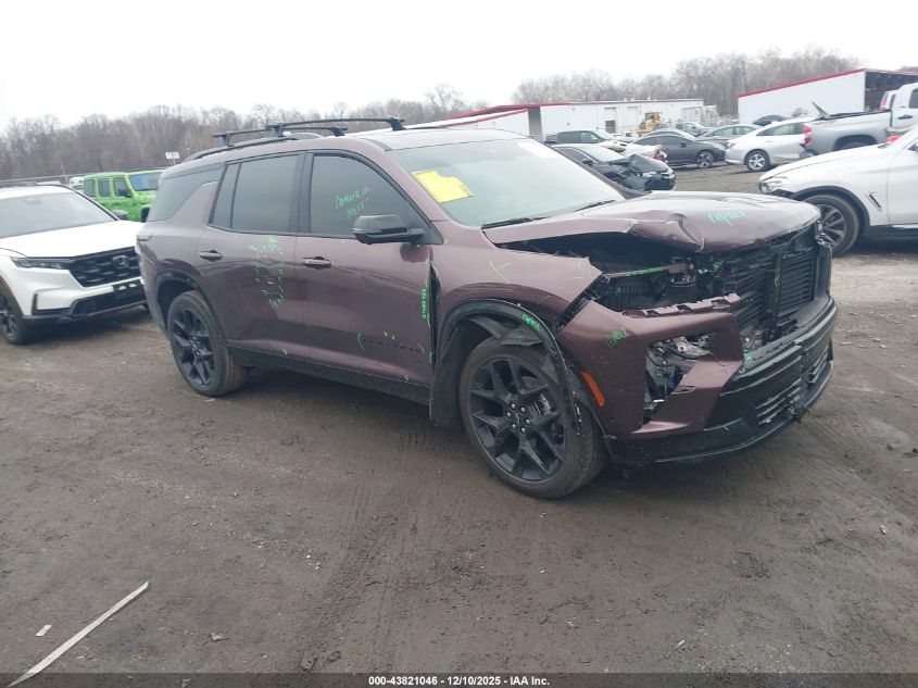 2025 Chevrolet Traverse Fwd Rs VIN: 1GNERLRS5SJ224810 Lot: 43821046