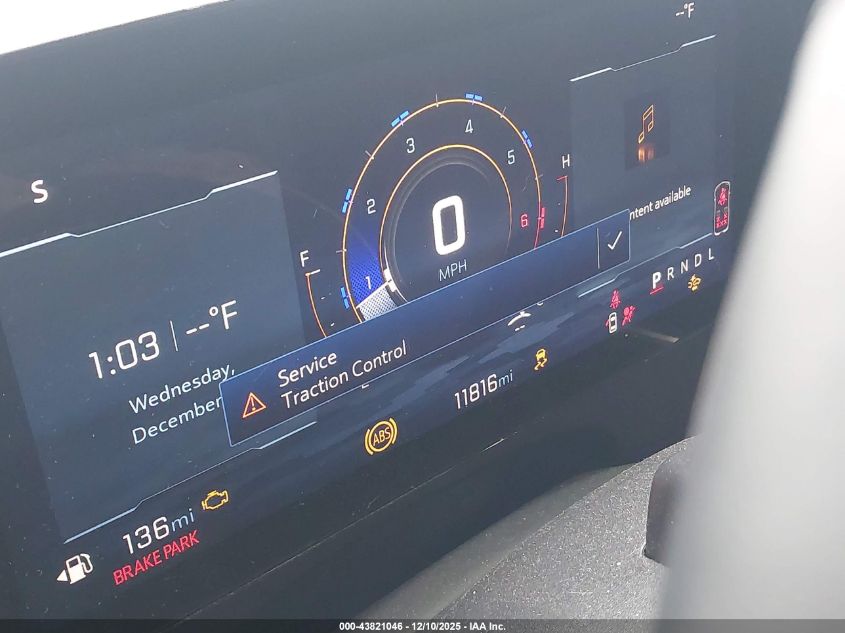 2025 Chevrolet Traverse Fwd Rs VIN: 1GNERLRS5SJ224810 Lot: 43821046