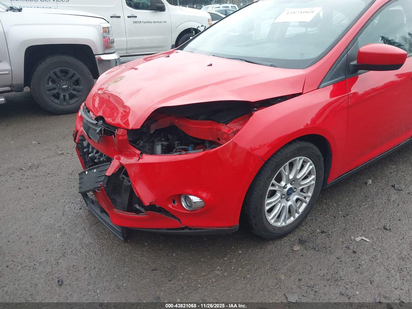 2012 Ford Focus Se VIN: 1FAHP3K2XCL178067 Lot: 43821068