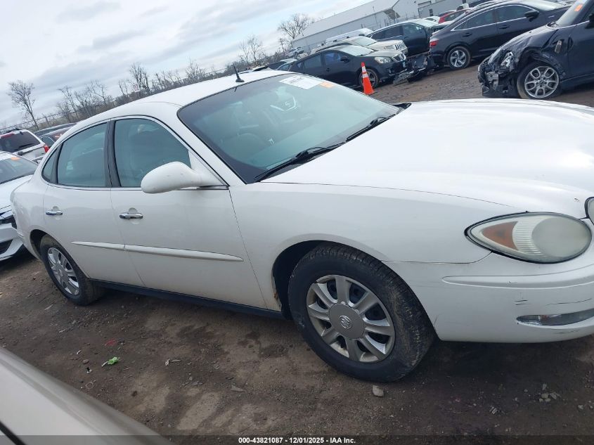 2005 Buick Lacrosse Cx VIN: 2G4WC532751331693 Lot: 43821087