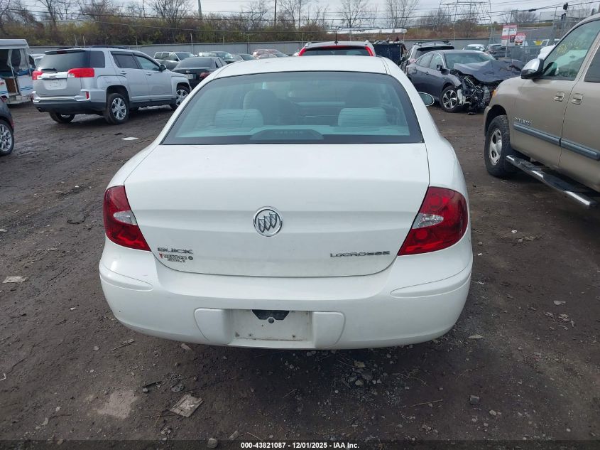 2005 Buick Lacrosse Cx VIN: 2G4WC532751331693 Lot: 43821087