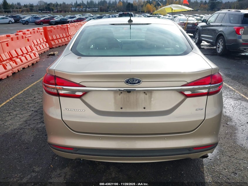 2018 Ford Fusion Se VIN: 3FA6P0H7XJR156819 Lot: 43821100