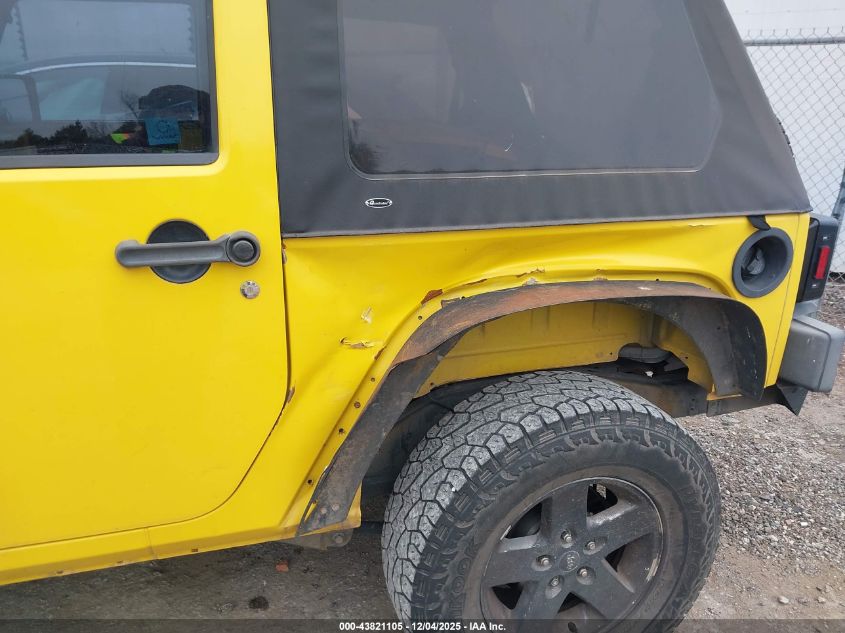 2008 Jeep Wrangler X VIN: 1J4FA24188L516553 Lot: 43821105