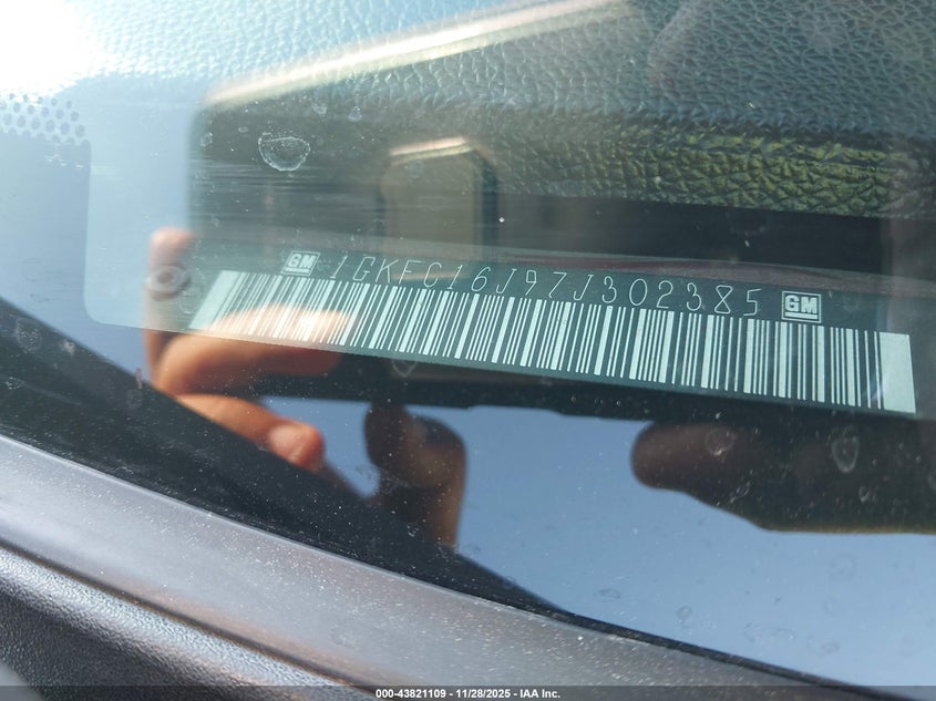 2007 GMC Yukon Xl 1500 Commercial Fleet VIN: 1GKFC16J97J302385 Lot: 43821109