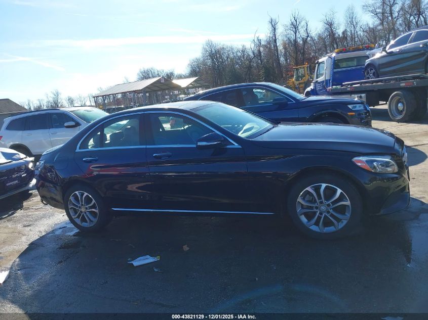2015 Mercedes-Benz C 300 4Matic VIN: 55SWF4KB1FU089276 Lot: 43821129
