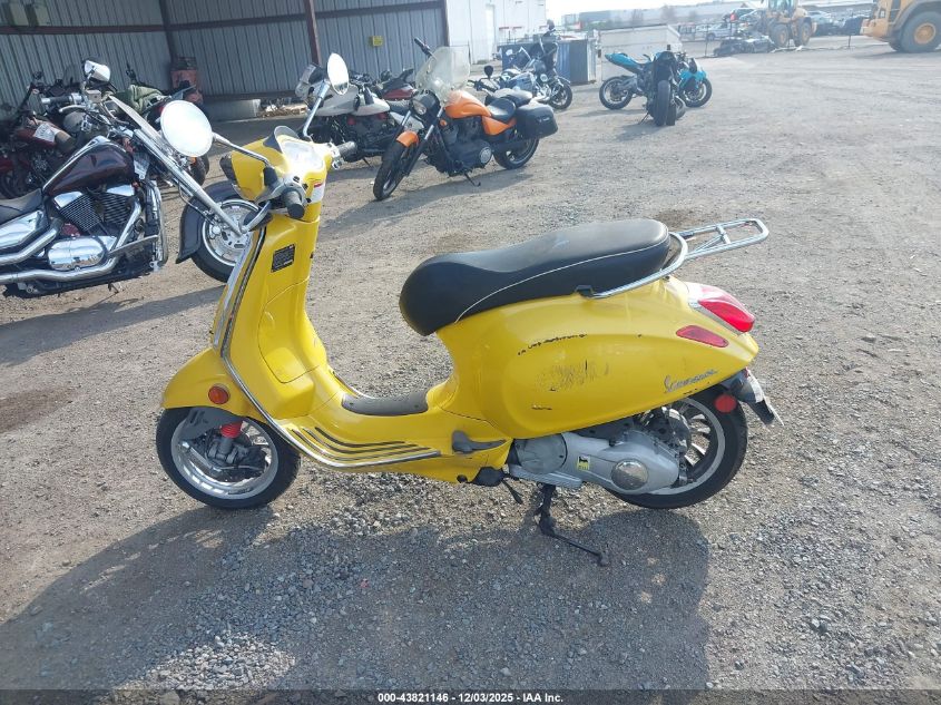 2016 Vespa Sprint 150 3V VIN: ZAPM818G8G5401731 Lot: 43821146