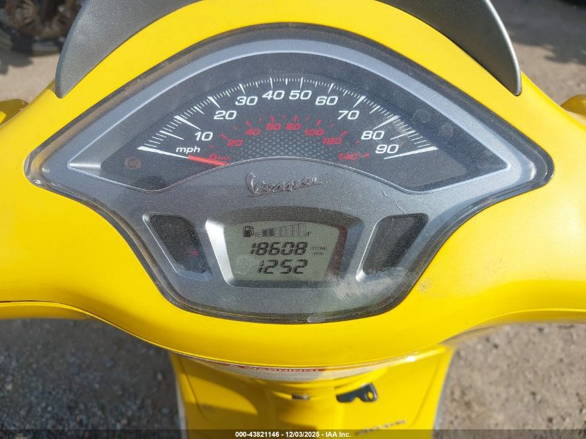 2016 Vespa Sprint 150 3V VIN: ZAPM818G8G5401731 Lot: 43821146