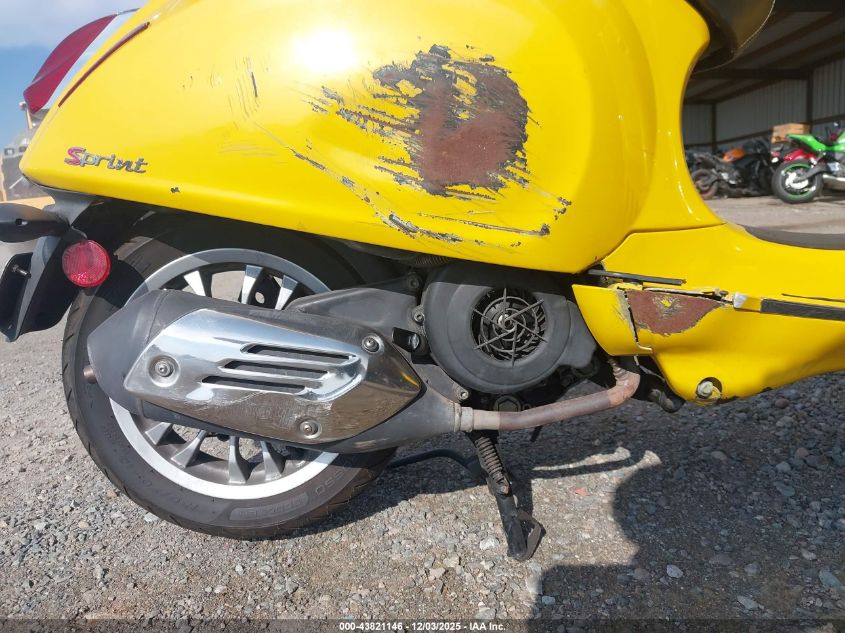 2016 Vespa Sprint 150 3V VIN: ZAPM818G8G5401731 Lot: 43821146