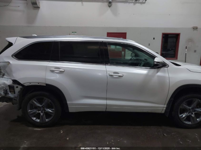 2019 Toyota Highlander Limited Platinum VIN: 5TDDZRFH4KS925373 Lot: 43821151