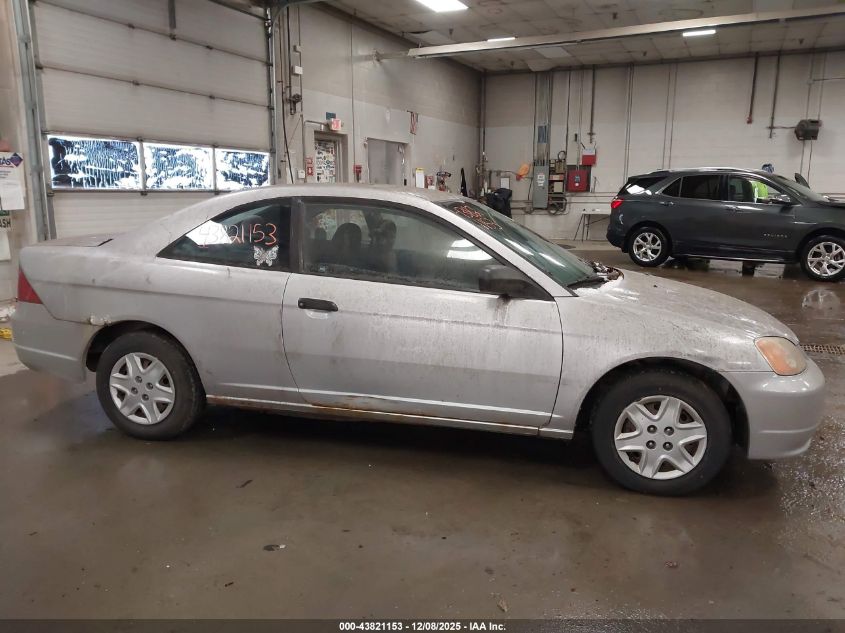 2003 Honda Civic Dx VIN: 1HGEM22273L005110 Lot: 43821153