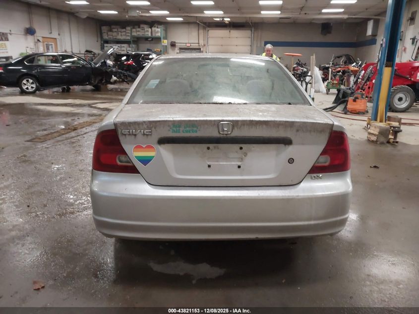 2003 Honda Civic Dx VIN: 1HGEM22273L005110 Lot: 43821153
