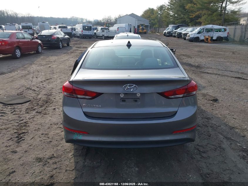 2018 Hyundai Elantra Value Edition VIN: 5NPD84LF1JH282736 Lot: 43821168