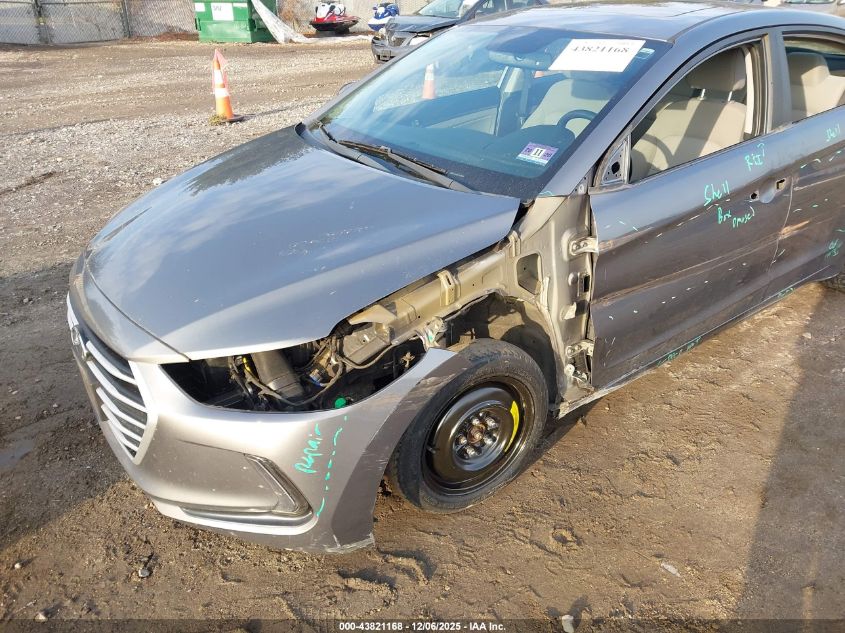 2018 Hyundai Elantra Value Edition VIN: 5NPD84LF1JH282736 Lot: 43821168