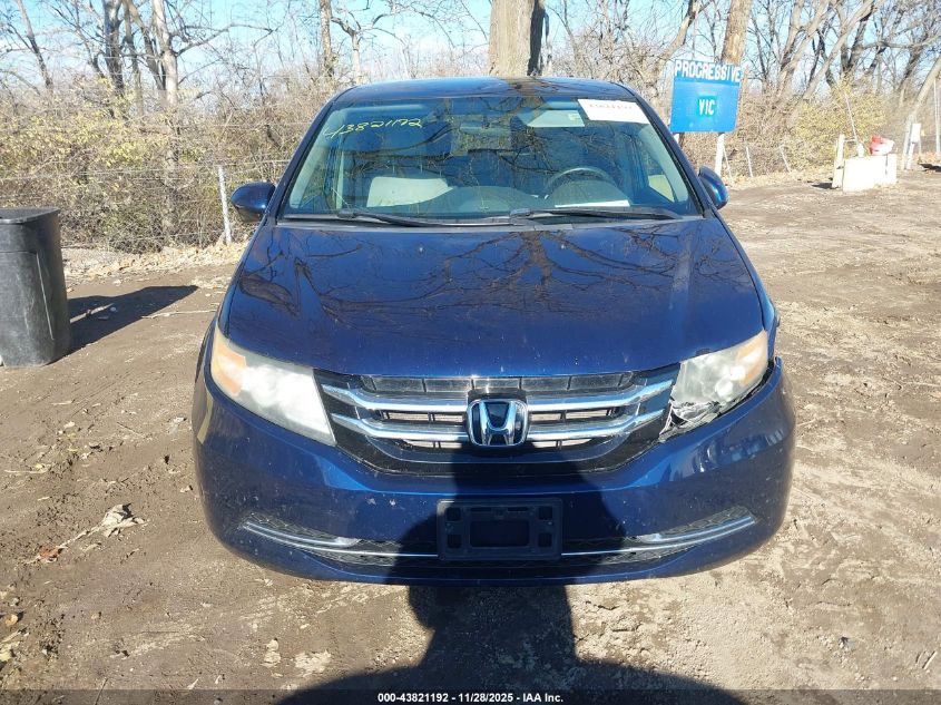 2015 Honda Odyssey Ex VIN: 5FNRL5H42FB113252 Lot: 43821192